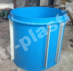 Овальная купель из пластика для бани