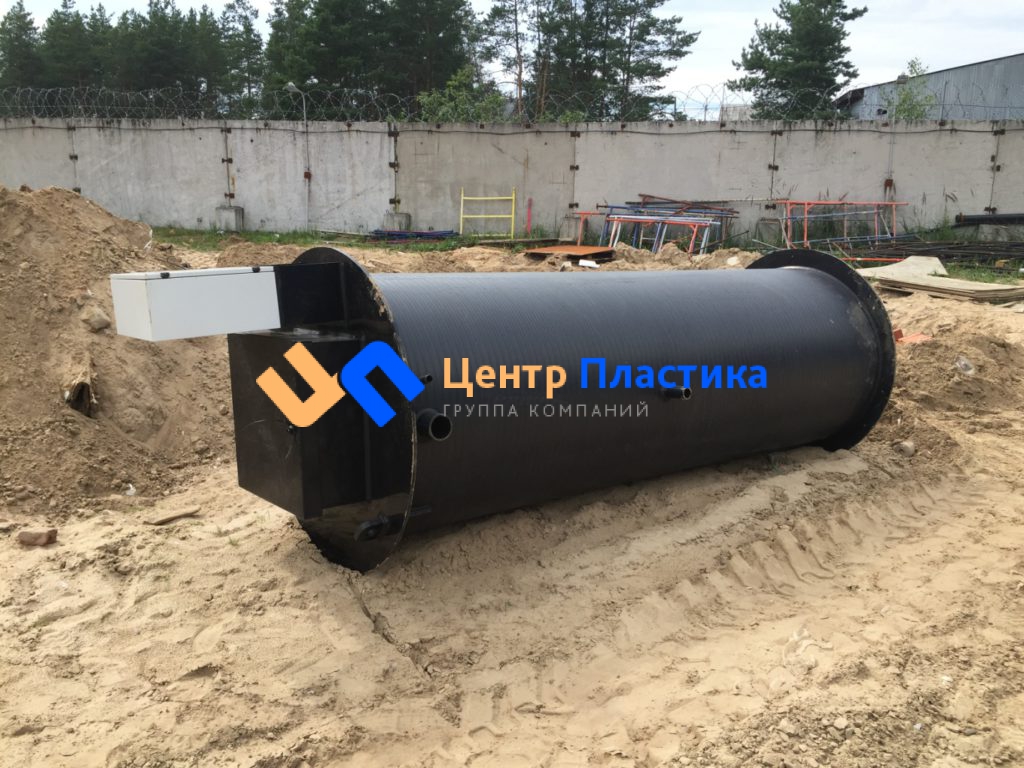 Комплектная насосная станция Germes-Plast KNS Ø1300 мм и высотой 4500 мм