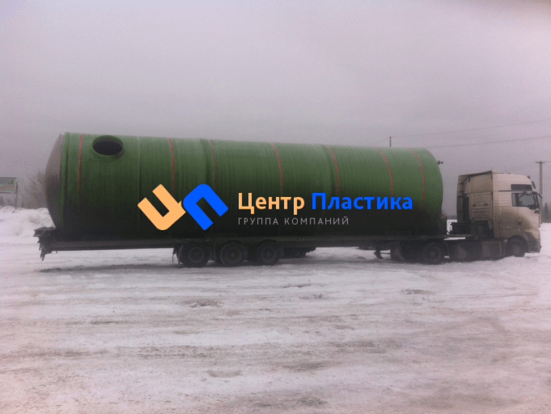 Подземная стеклопластиковая емкость на 150 м³