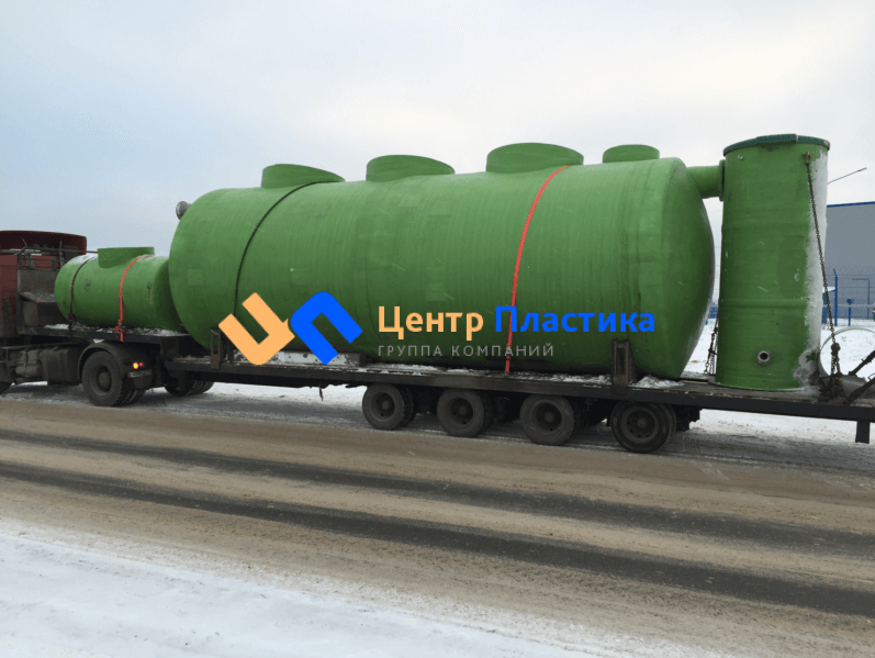 Подземная стеклопластиковая емкость (ЛНС) на 60 м³