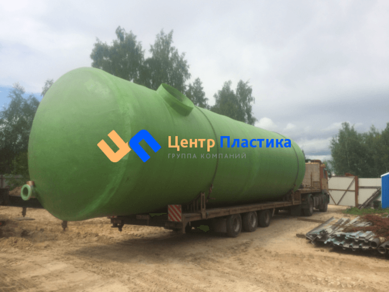 Подземная стеклопластиковая емкость на 100 м3