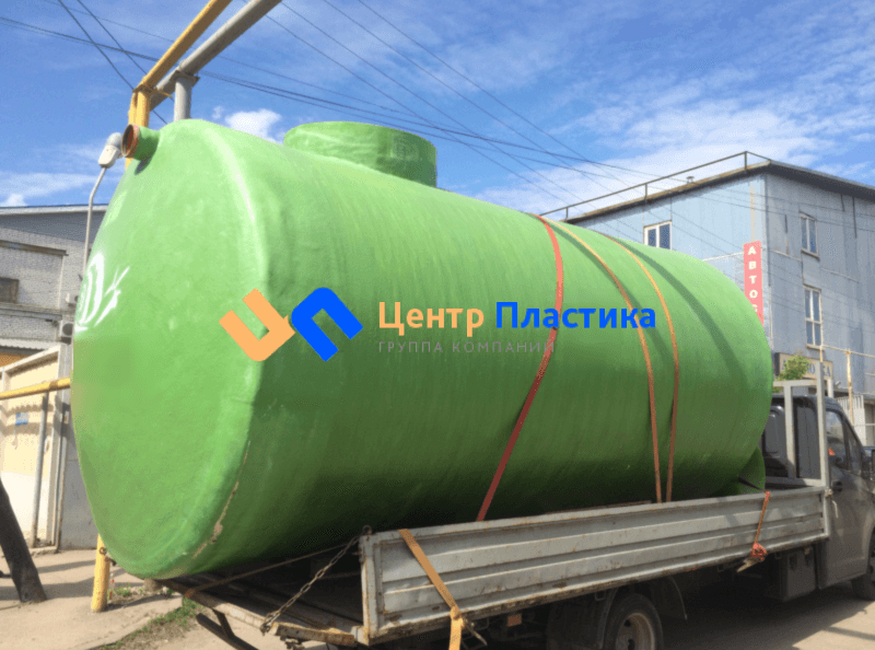 Подземная стеклопластиковая емкость на 25 м³