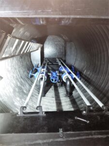 Дождевая насосная станция Ф 2200 Н 5900 _ вид внутри